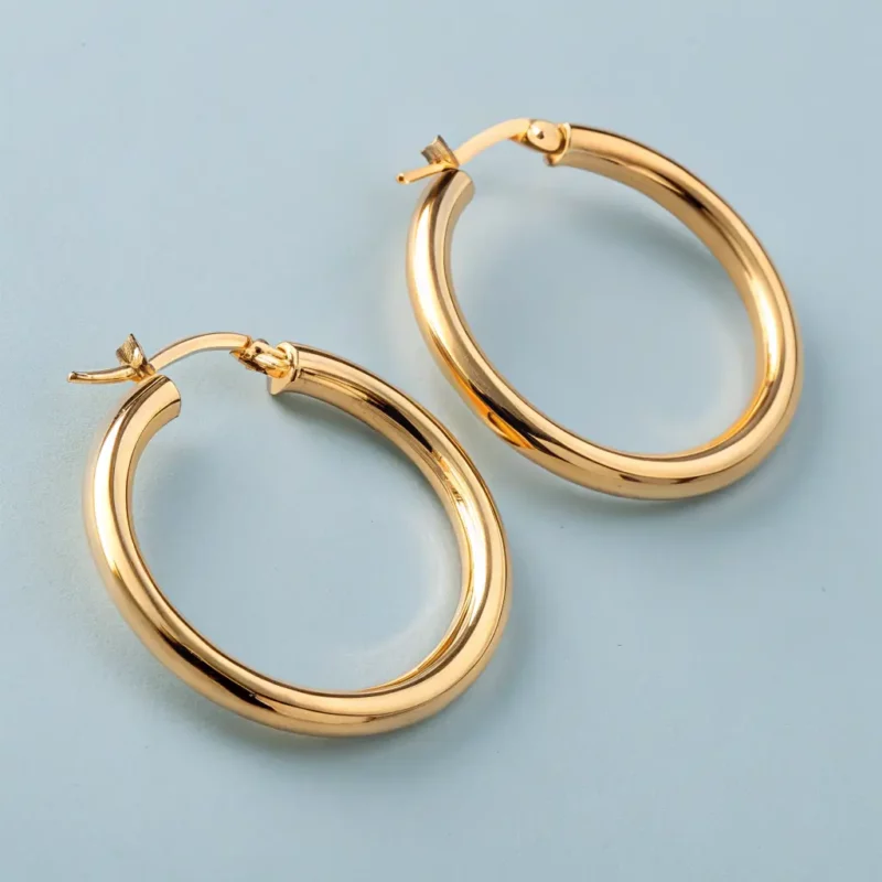 Gold Hoop Earrings